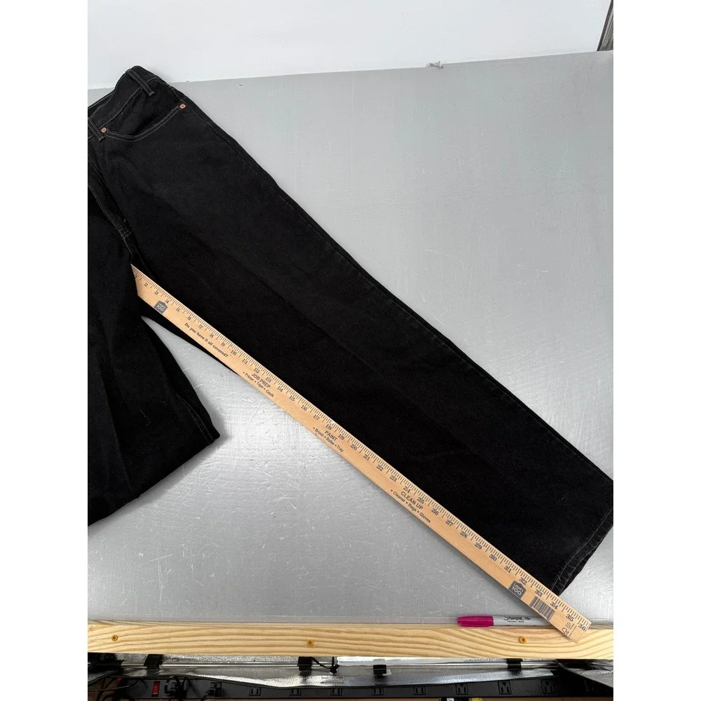 Levis 550 Relaxed Fit‎ Black Denim Jeans Mens 38x34 Vintage 1998 550-0260
